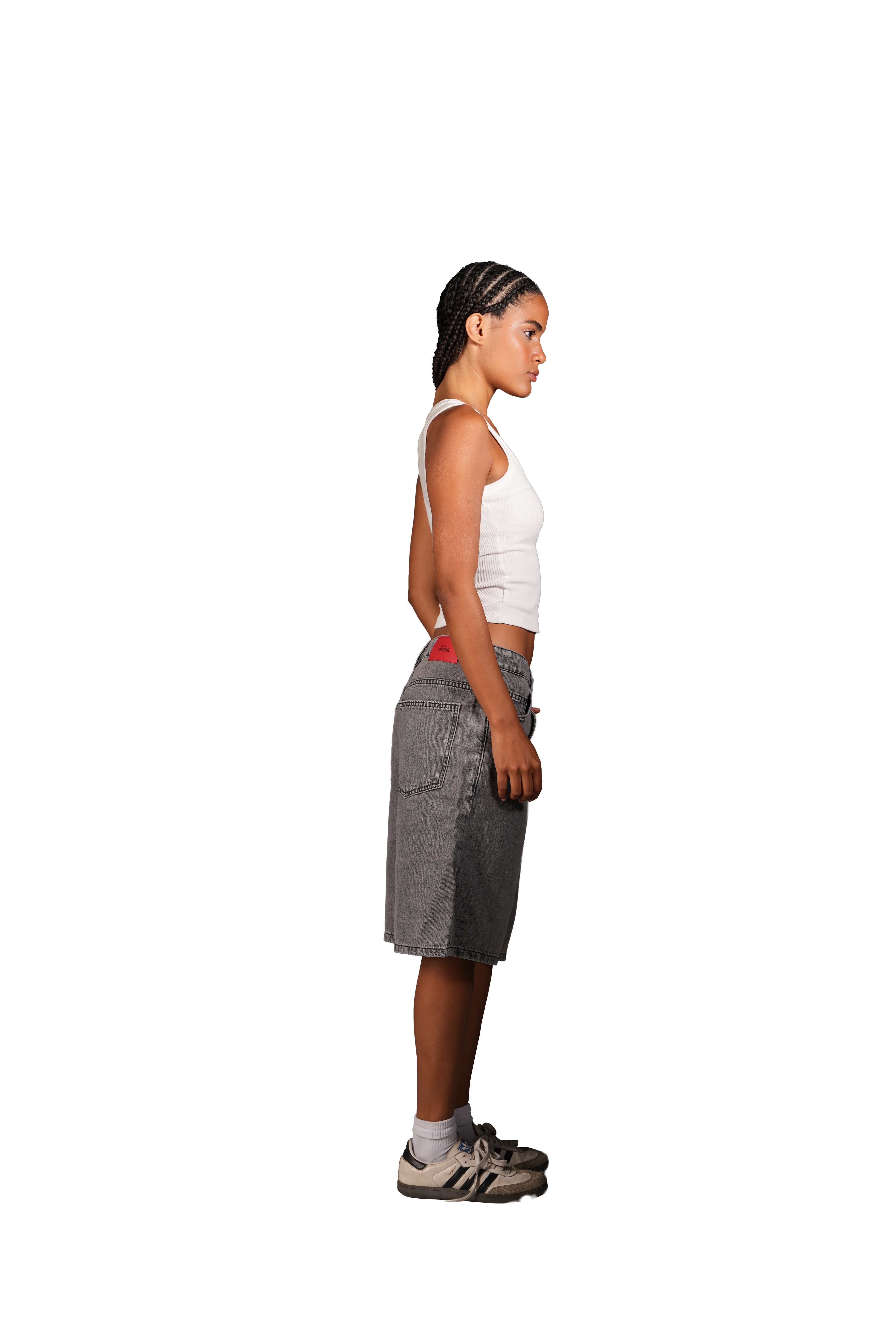 NP-115 JORTS / GREY