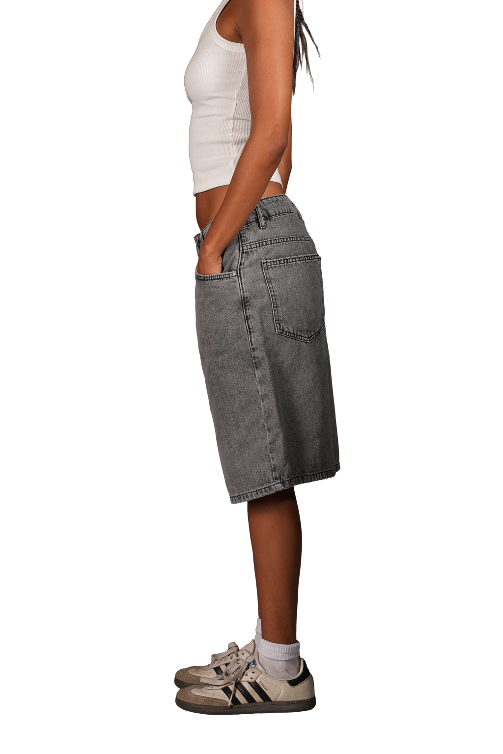 NP-115 JORTS / GREY