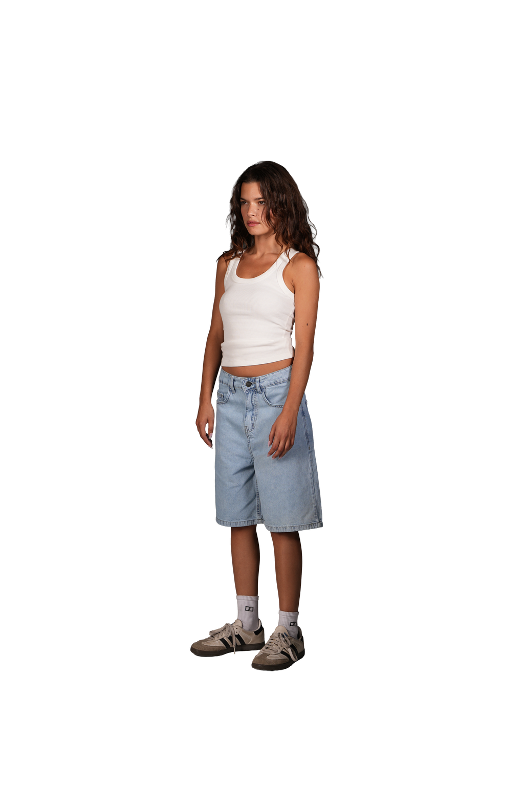 NP-114 JORTS / LIGHT BLUE