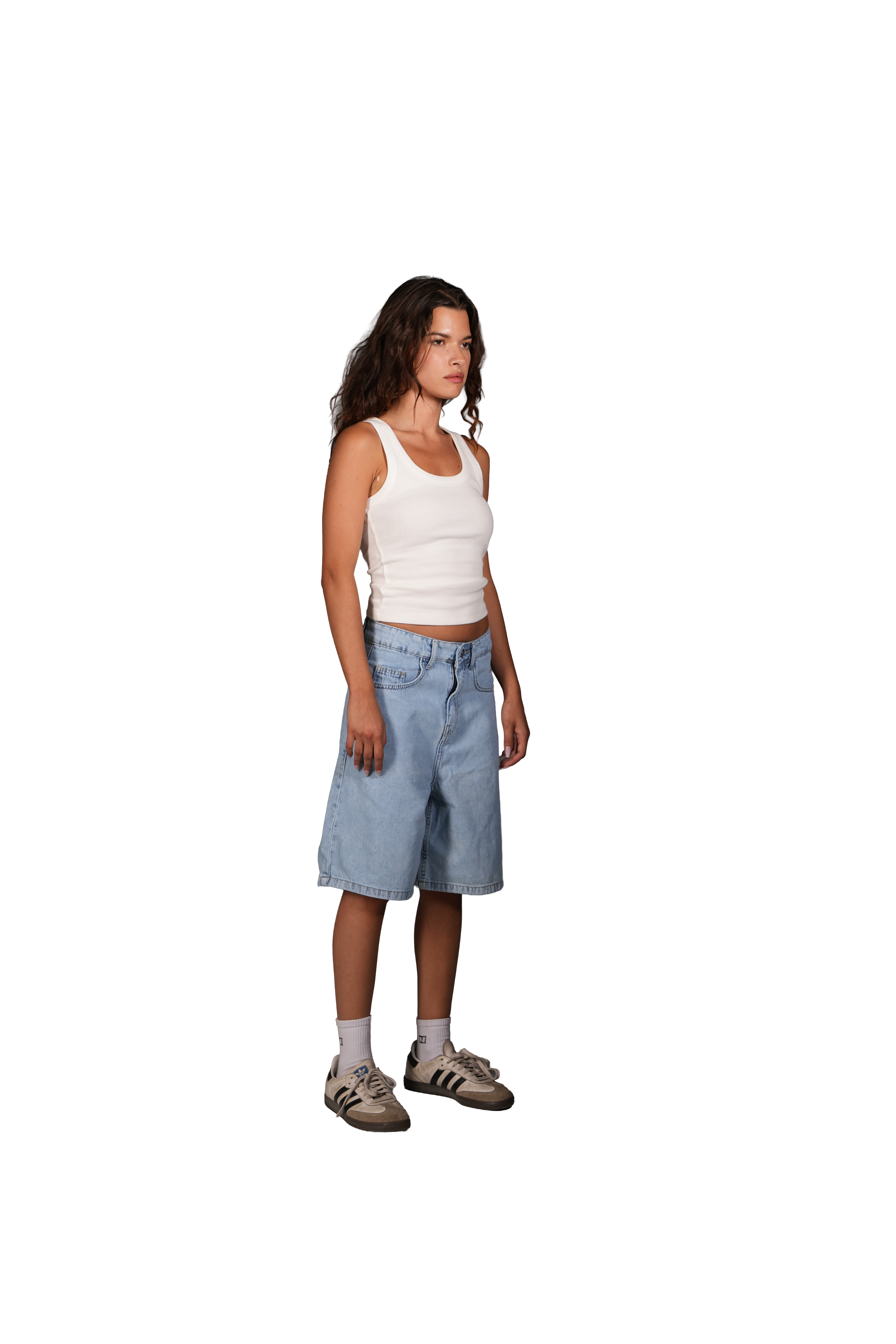 NP-114 JORTS / LIGHT BLUE