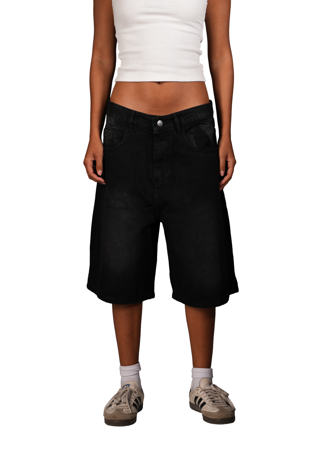 NP-113 JORTS / BLACK