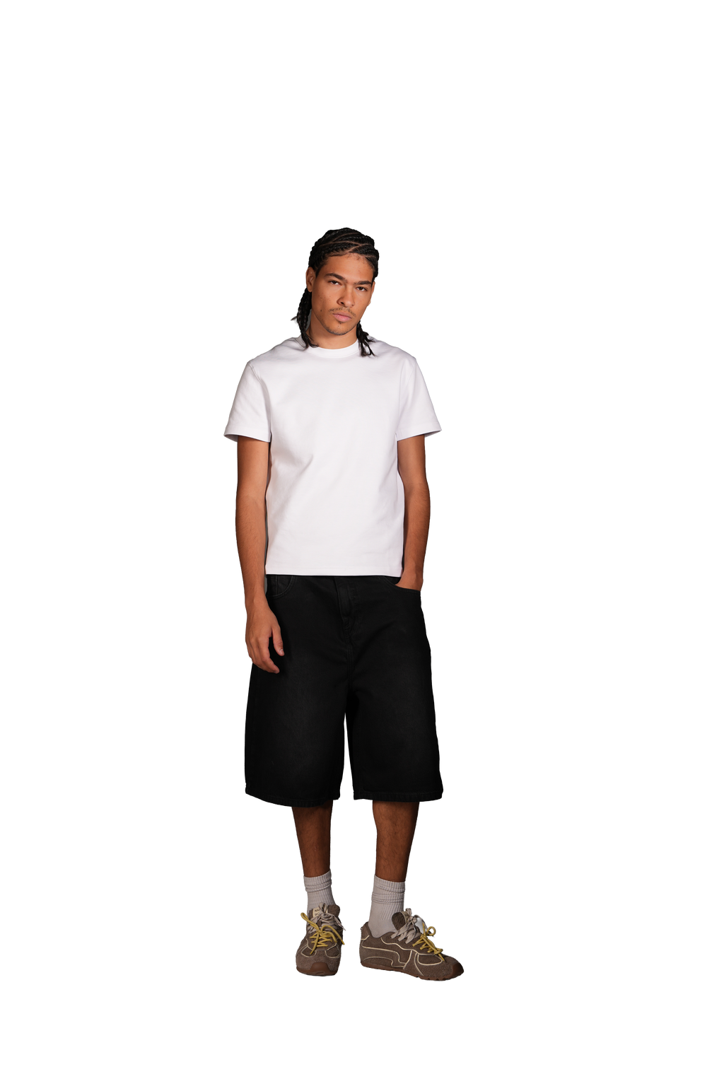 NP-113 JORTS / BLACK