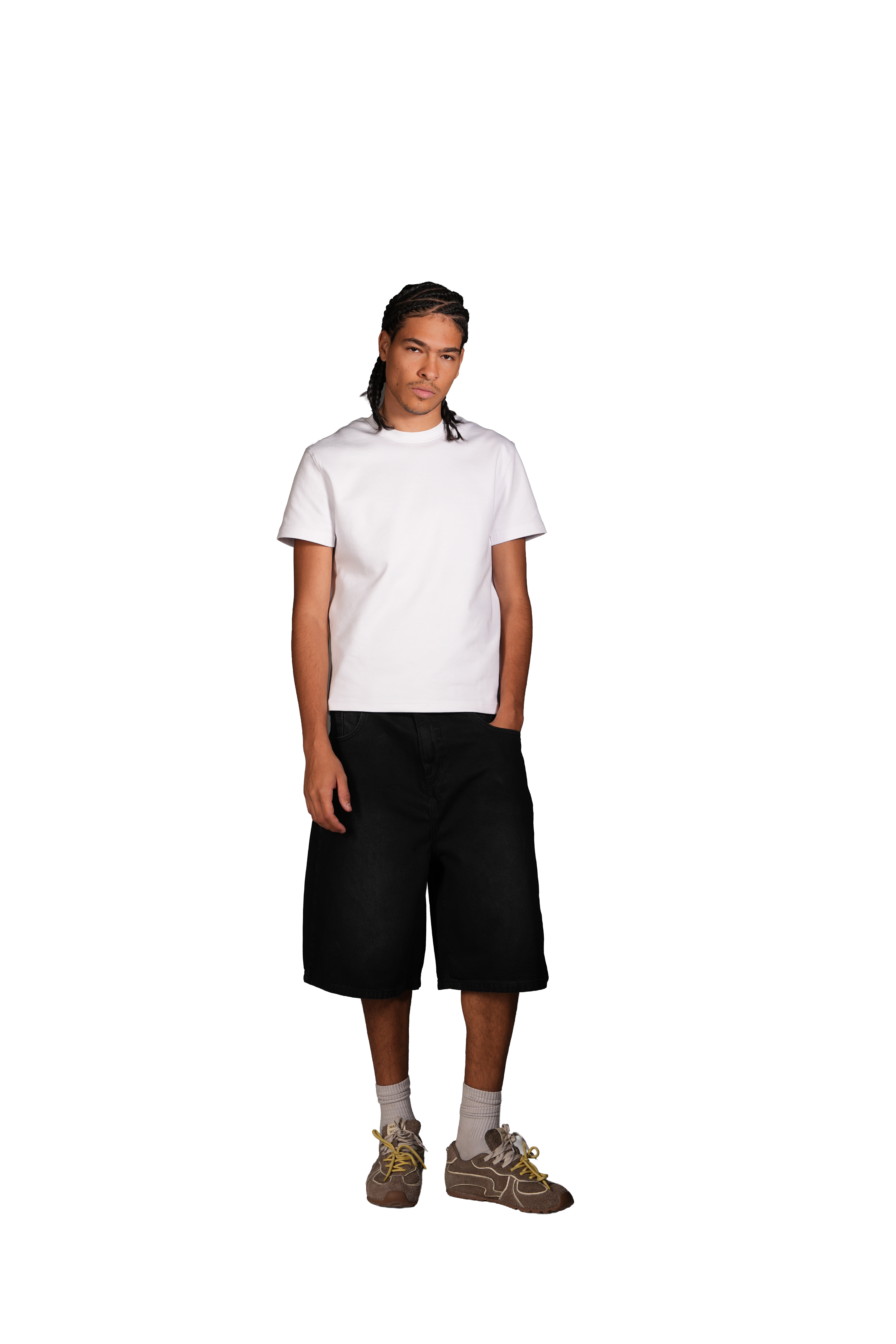 NP-113 JORTS / BLACK