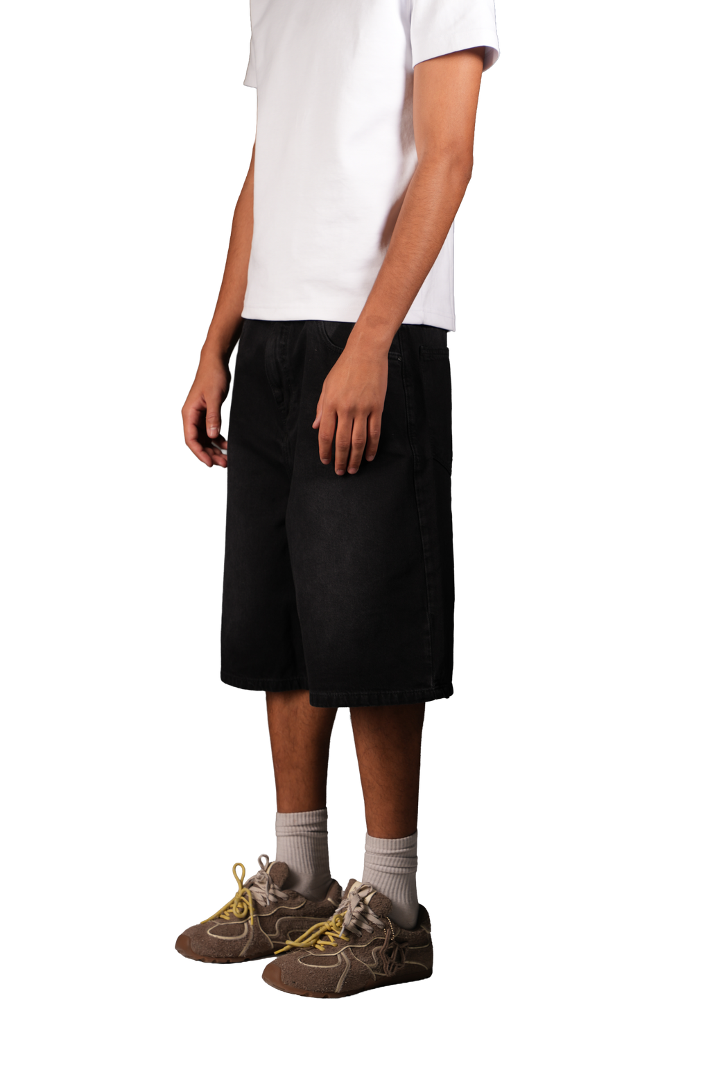NP-113 JORTS / BLACK