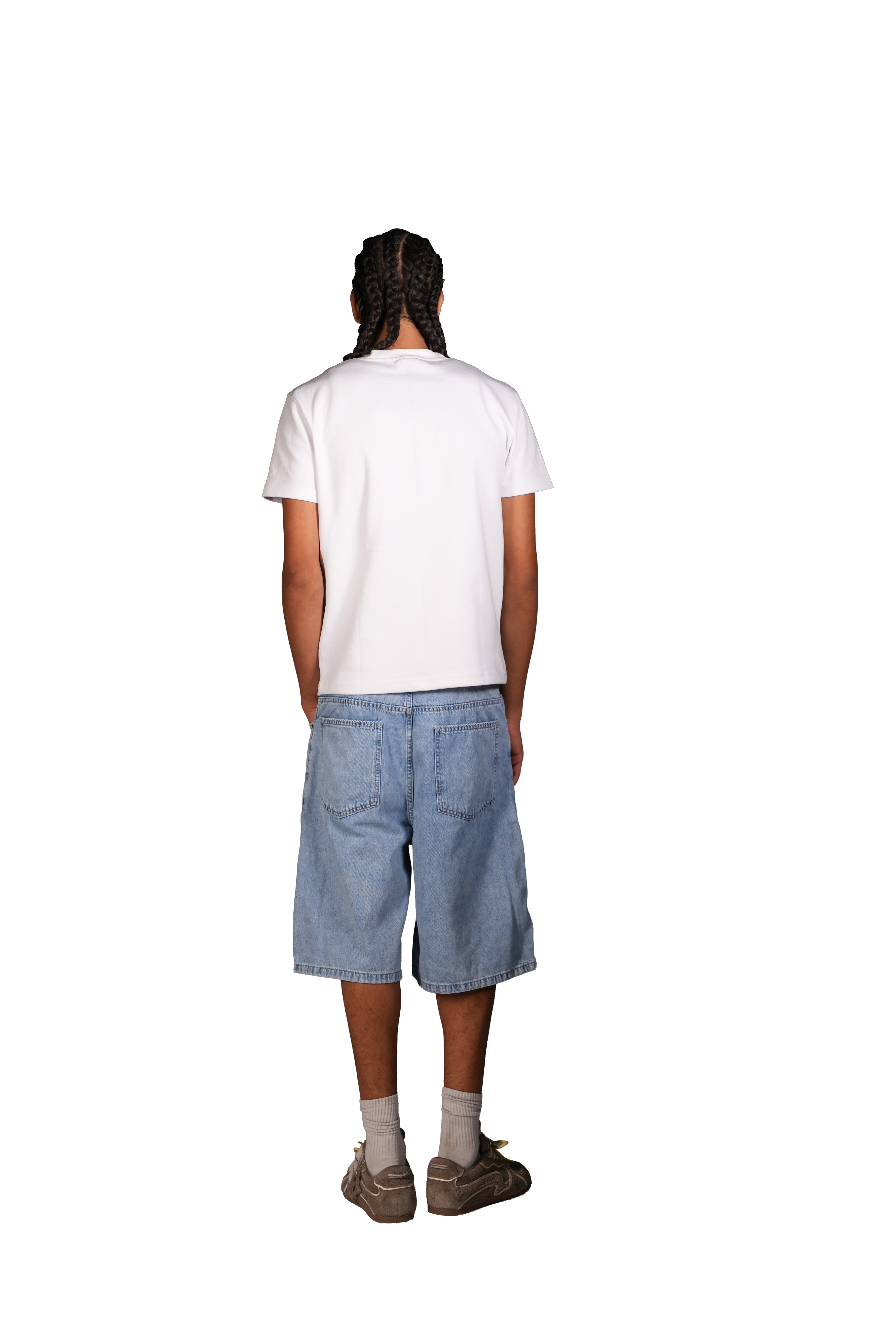 NP-114 JORTS / LIGHT BLUE