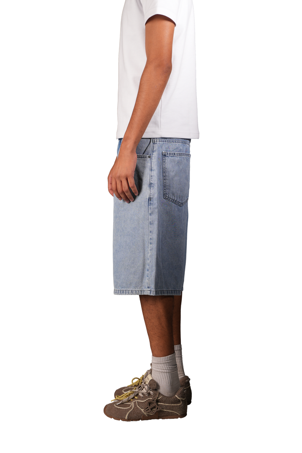 NP-114 JORTS / LIGHT BLUE