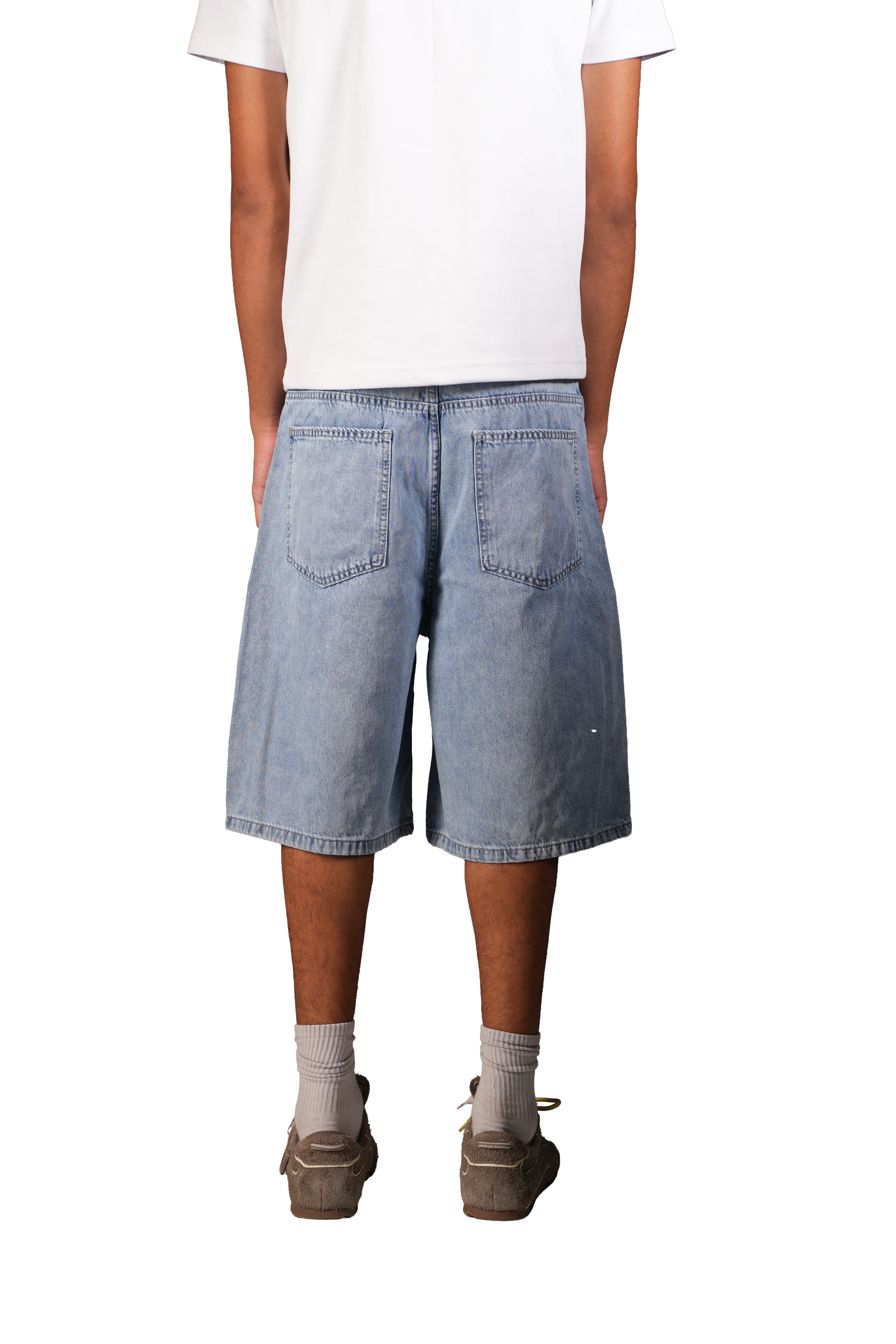 NP-114 JORTS / LIGHT BLUE