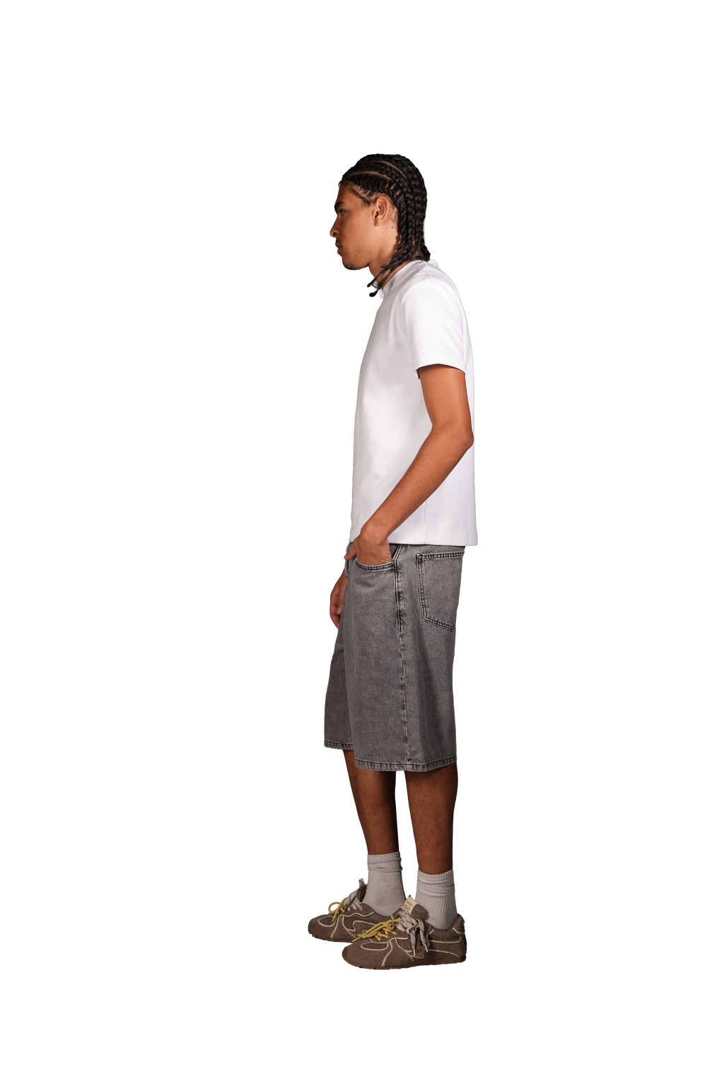 NP-115 JORTS / GREY