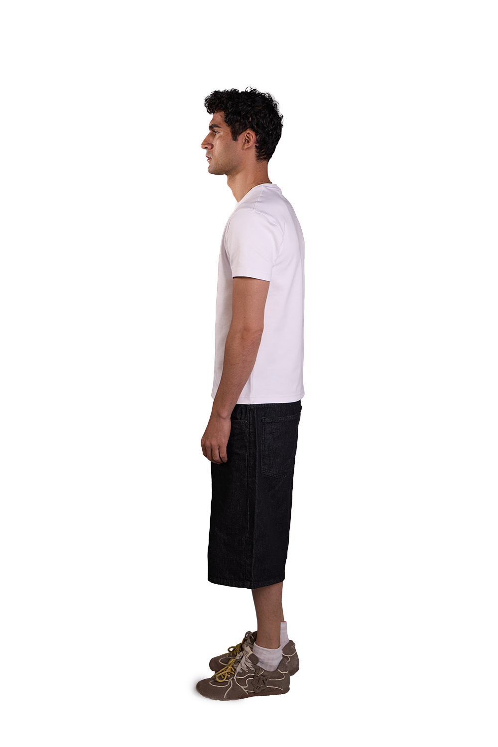 NP-99 JORTS / RAW BLACK