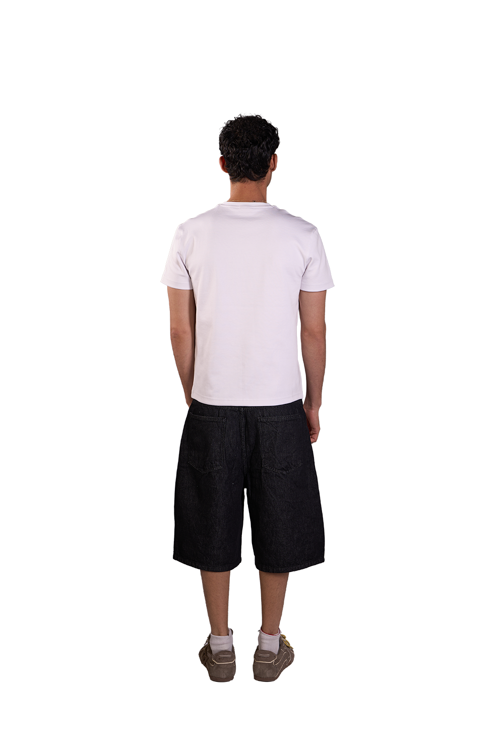 NP-99 JORTS / RAW BLACK