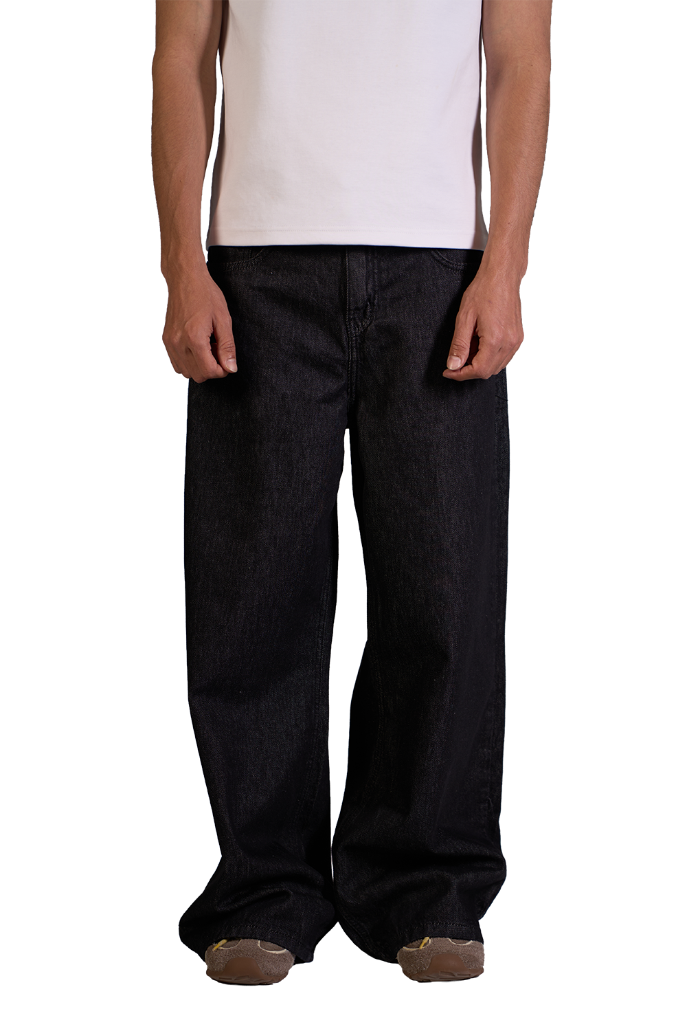 NP-63 BAGGY / RAW BLACK
