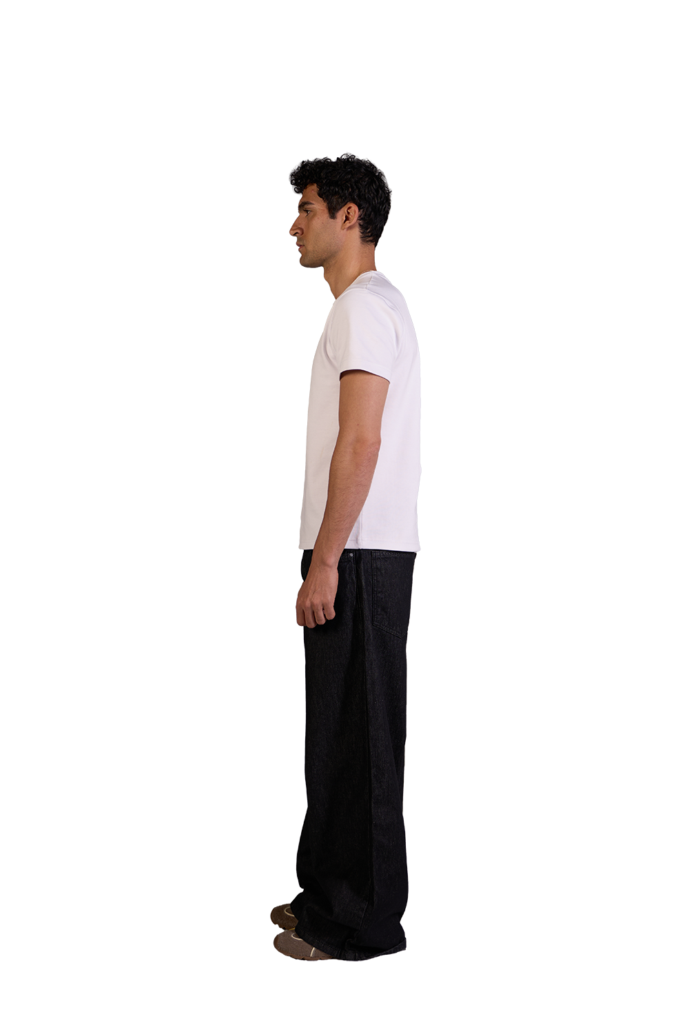 NP-63 BAGGY / RAW BLACK