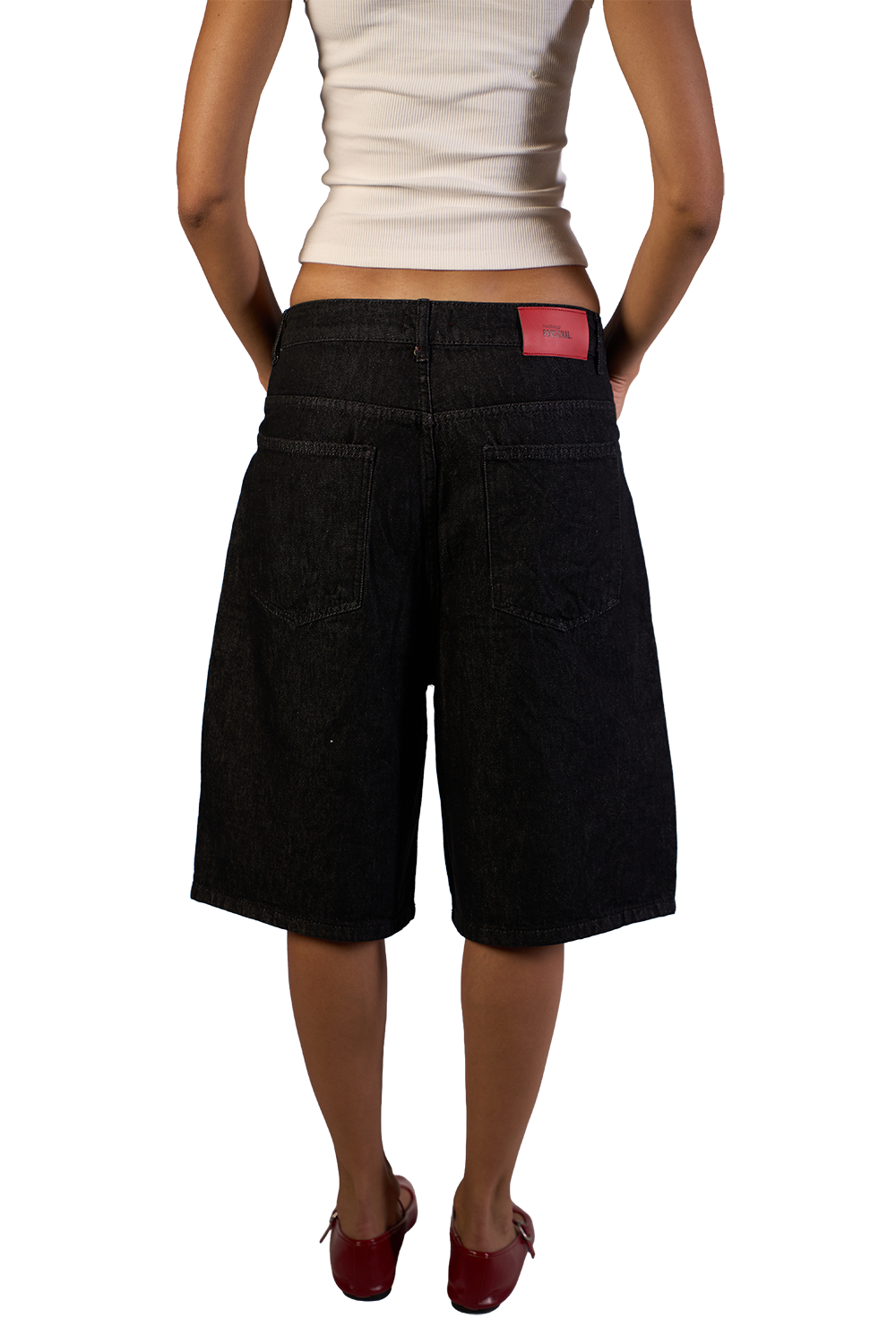 NP-99 JORTS / RAW BLACK